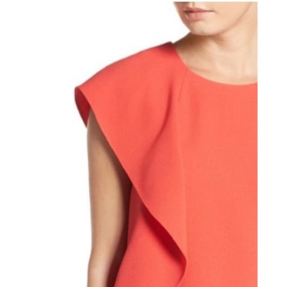 Chelsea28 Asymmetrical Ruffle Shift Dress Size 6 - Picture 3 of 5